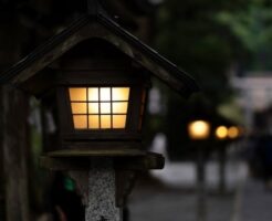 燈籠の灯り